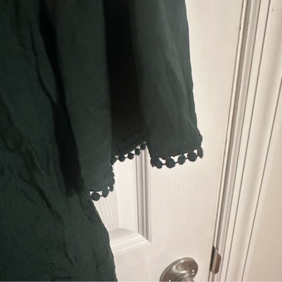 💚KNOX ROSE: Forest Green Babydoll Dress - Picture 13 of 13